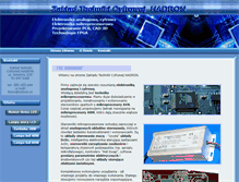 Tablet Screenshot of hadron.co